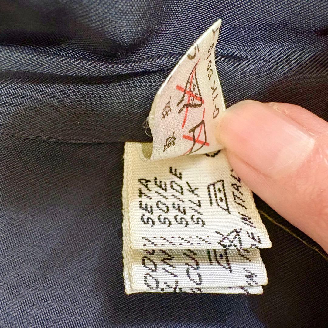 ヘルノ カシミヤ混 ヴィンテージ 裏スカーフ柄 シルク ウール