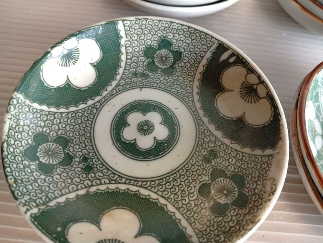 専用】印判皿 明治～大正 縁起物 骨董皿 アンティーク まとめて 26枚