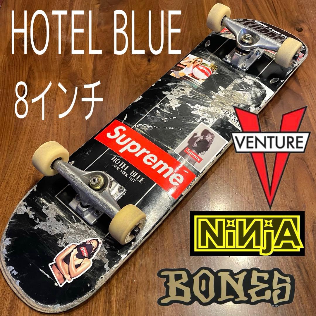 ホテルブルー　スケボー　コンプリート　スケートボード　8インチ ベンチャー