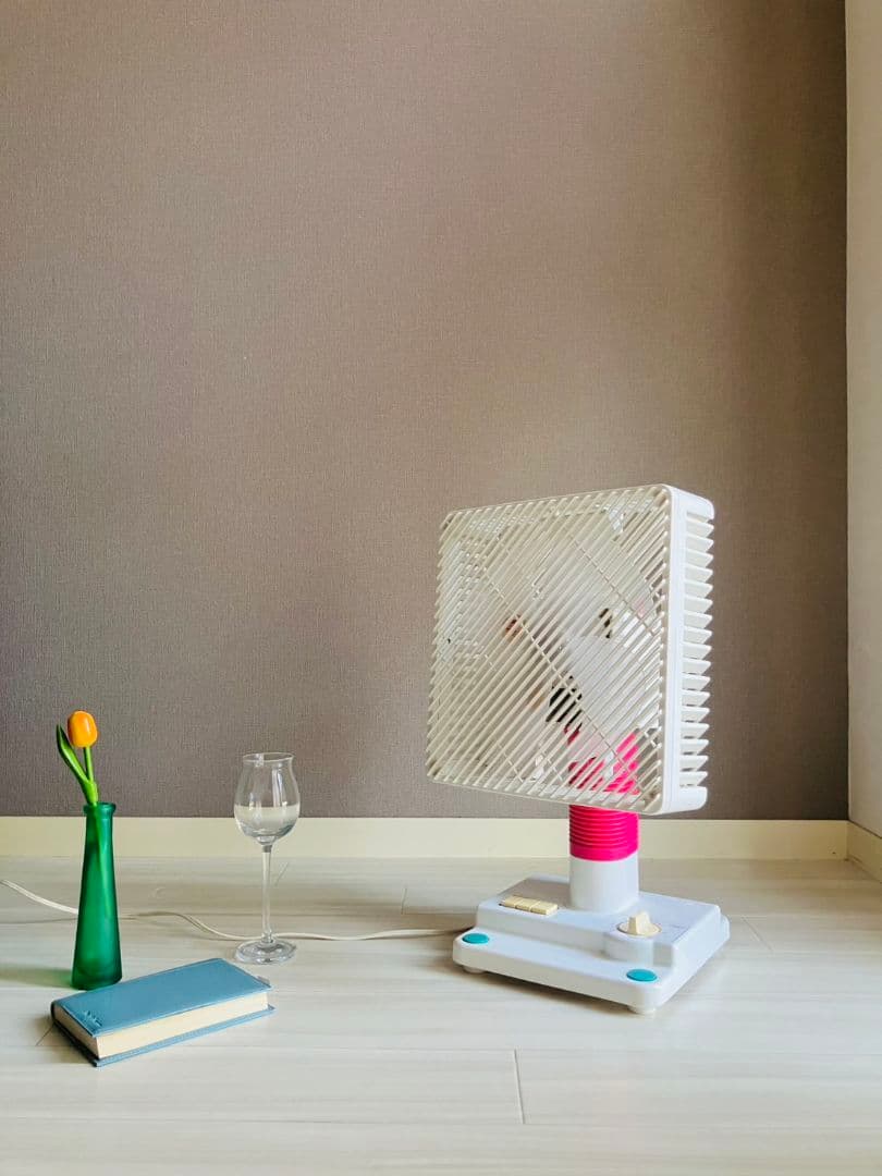 ポストモダン 80s 東芝扇風機 スクエアデザイン