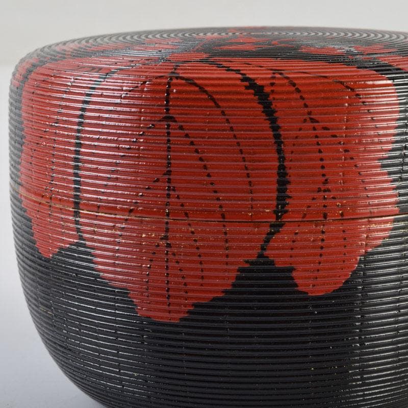 茶道具 加賀蒔絵師 高橋正良作 鵬雲斎好 菊桐文 寿輪棗 共箱 V 8728