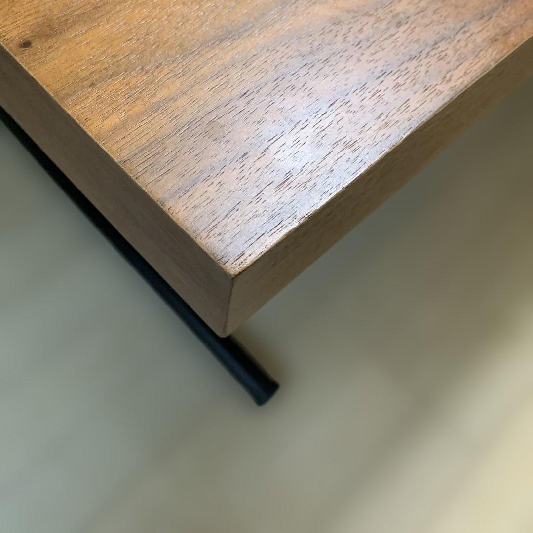 ニトリ 昇降テーブル　 ライザN ミドルブラウン