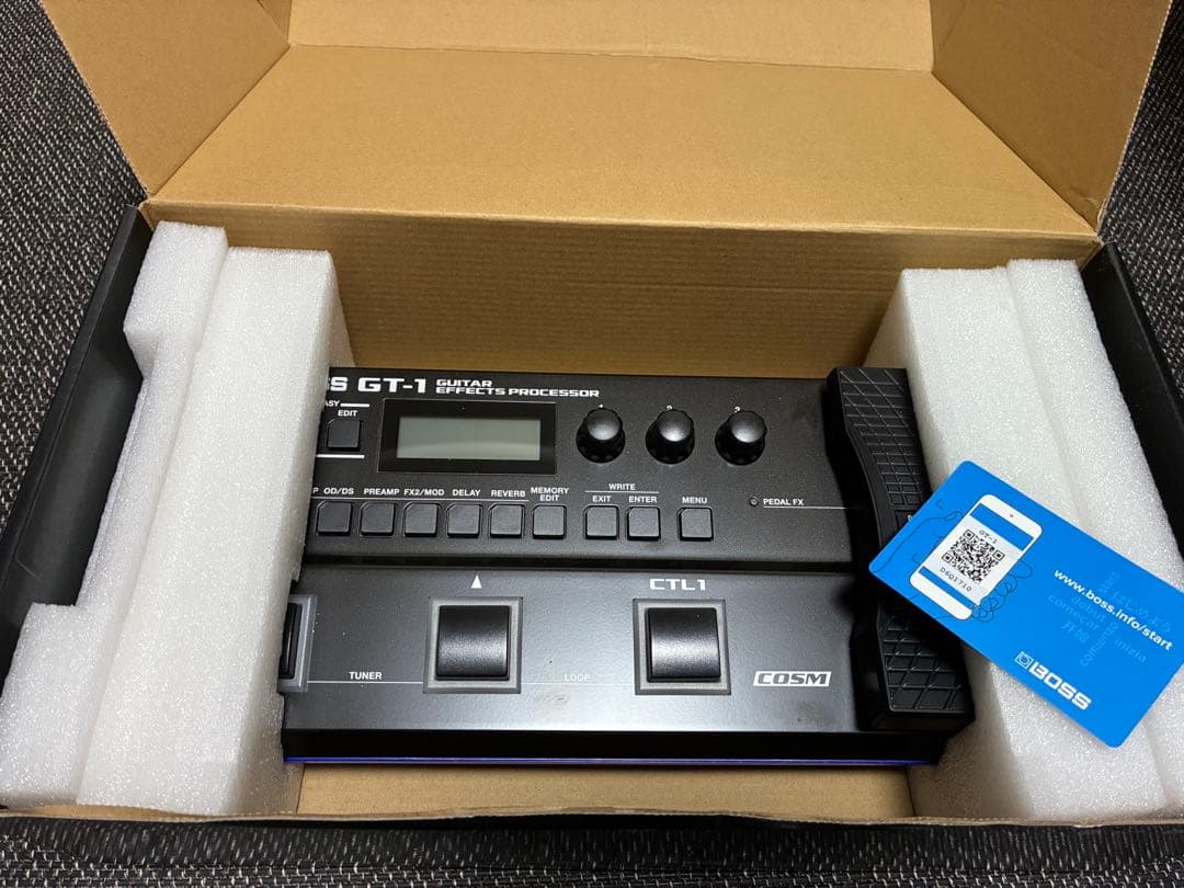 GT-1 GUITAR EFFECTS PROCESSOR 教科書&ケーブル付