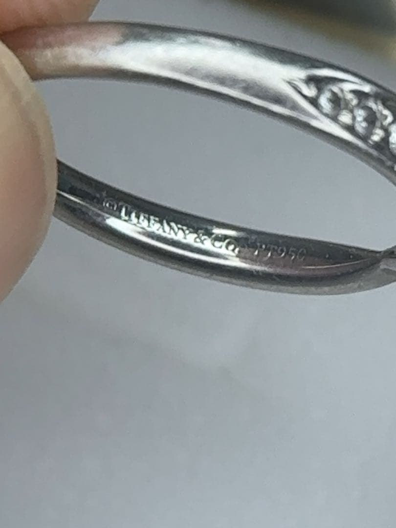 Tiffany & Co. ハーモニー バンド リング Pt950 11号