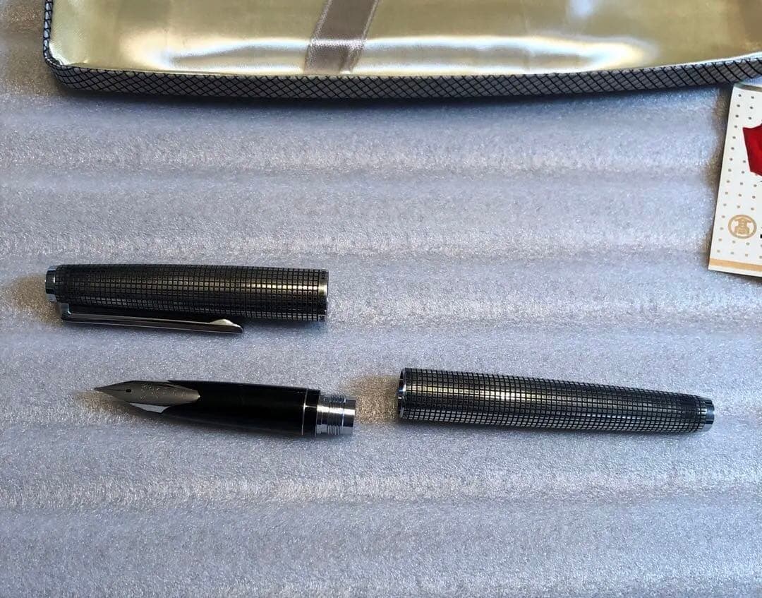 PILOT万年筆カスタム 18金ペン先 スターリングシルバー 1979年