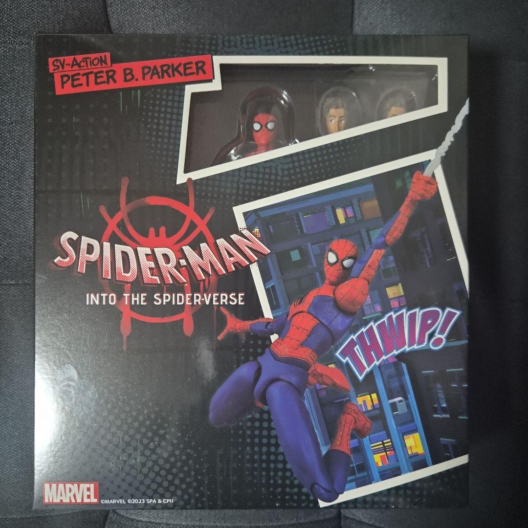千値練 スパイダーマン:スパイダーバース ピーター・B・パーカー フィギュア Amazon.co.jp: スパイダーマン:スパイダーバース SVアクション