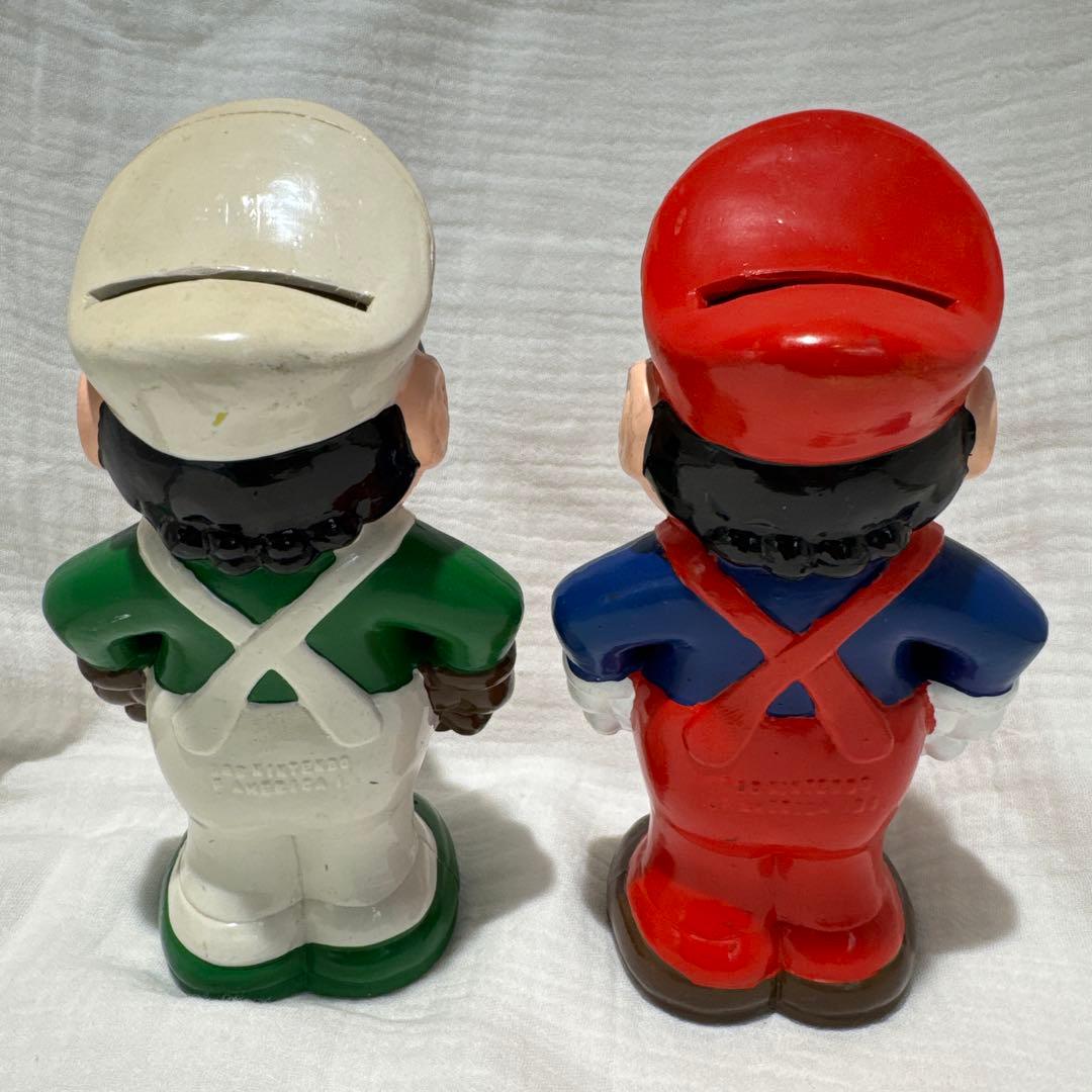 1988年 マリオ ルイージ コレクターコインバンク 15cm