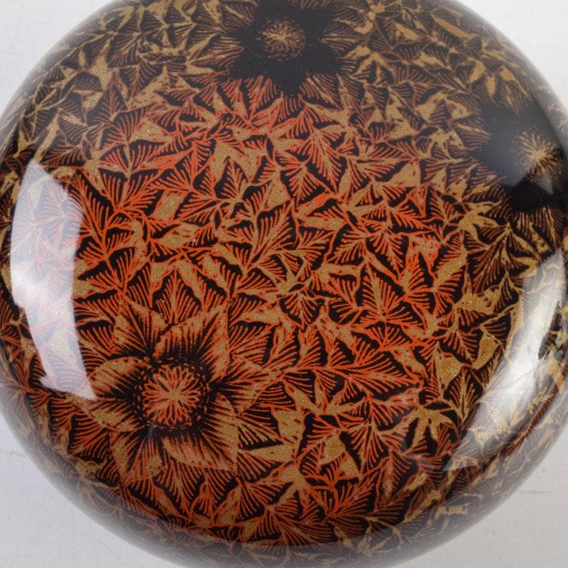 茶道具　一宮定良作　蒟醤（キンマ）塗　香合　共箱　V　9035