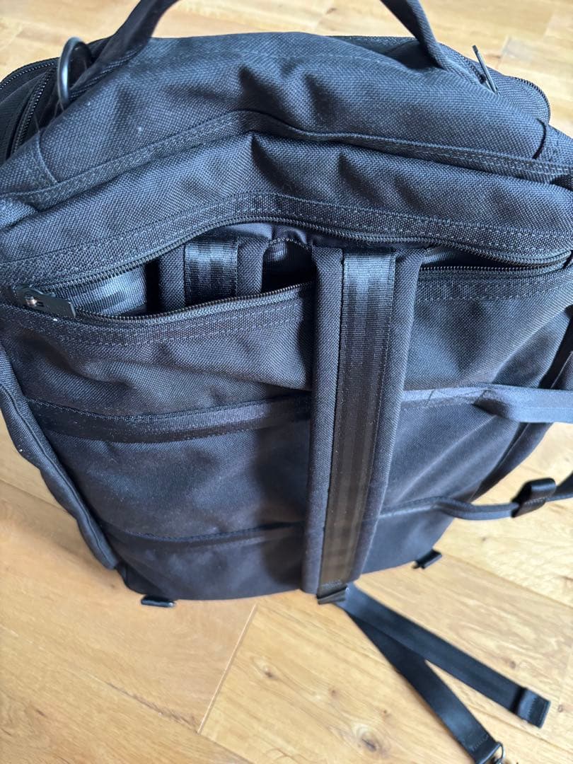 ポータービジネスバッグ　3way 黒　キャンバス地