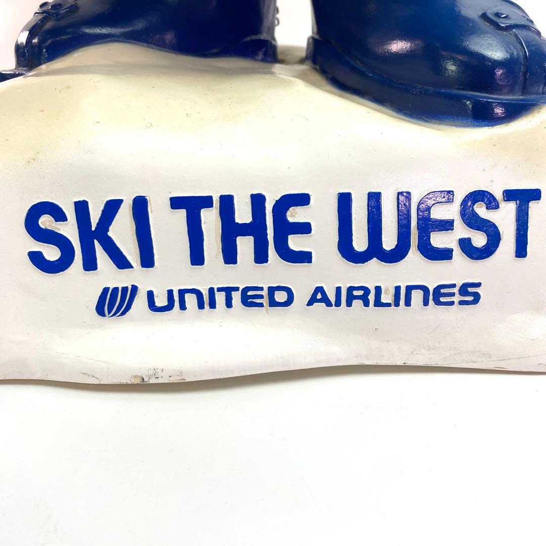 メネフネ ユナイテッド航空 SKI THE WEST 70's 当時物 非売品