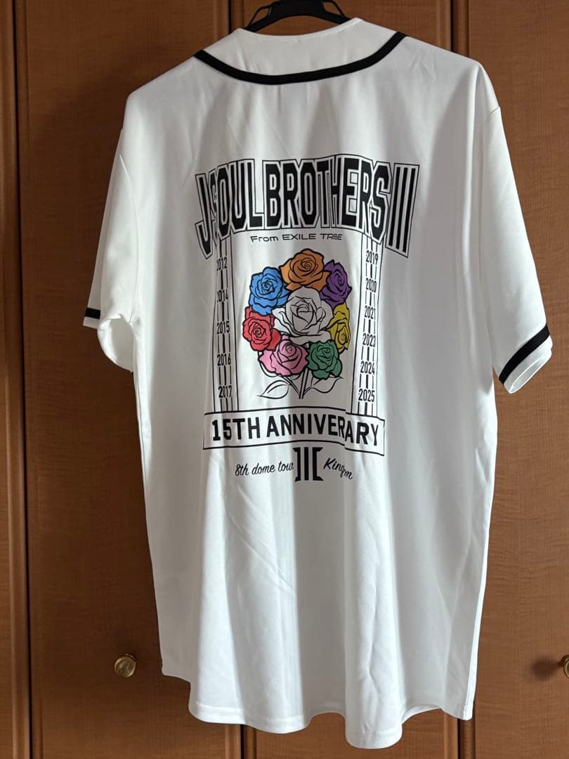 三代目 三代目ベースボールシャツ FC限定 KINGDOM WHITE