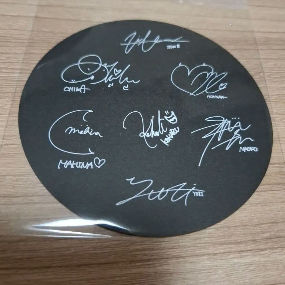 BMSG GALLERY CAFE サイン入りコースター HANA