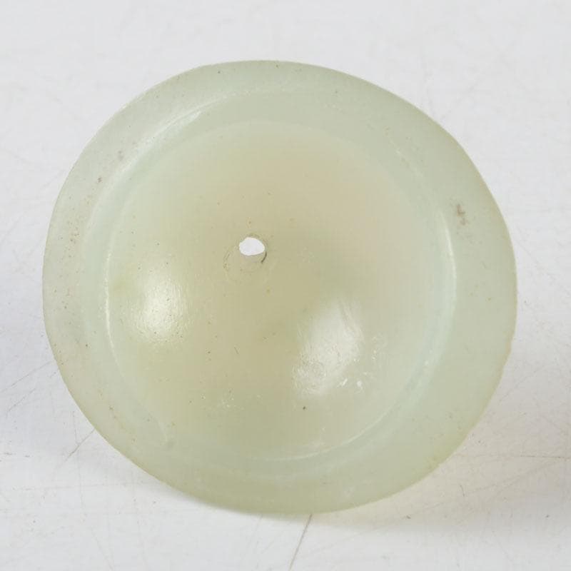 中国 書道具 玉石彫刻 神獣刻 水滴 V 9592 美術品・アンティーク