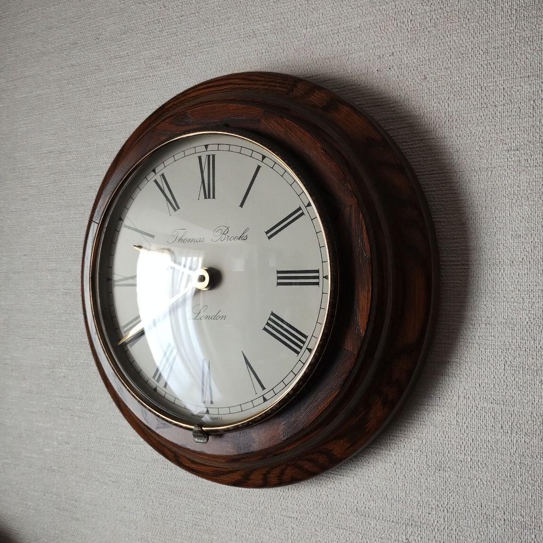 星*様 THOMAS BROOKS　LONDON　掛時計　クォーツムーブメント