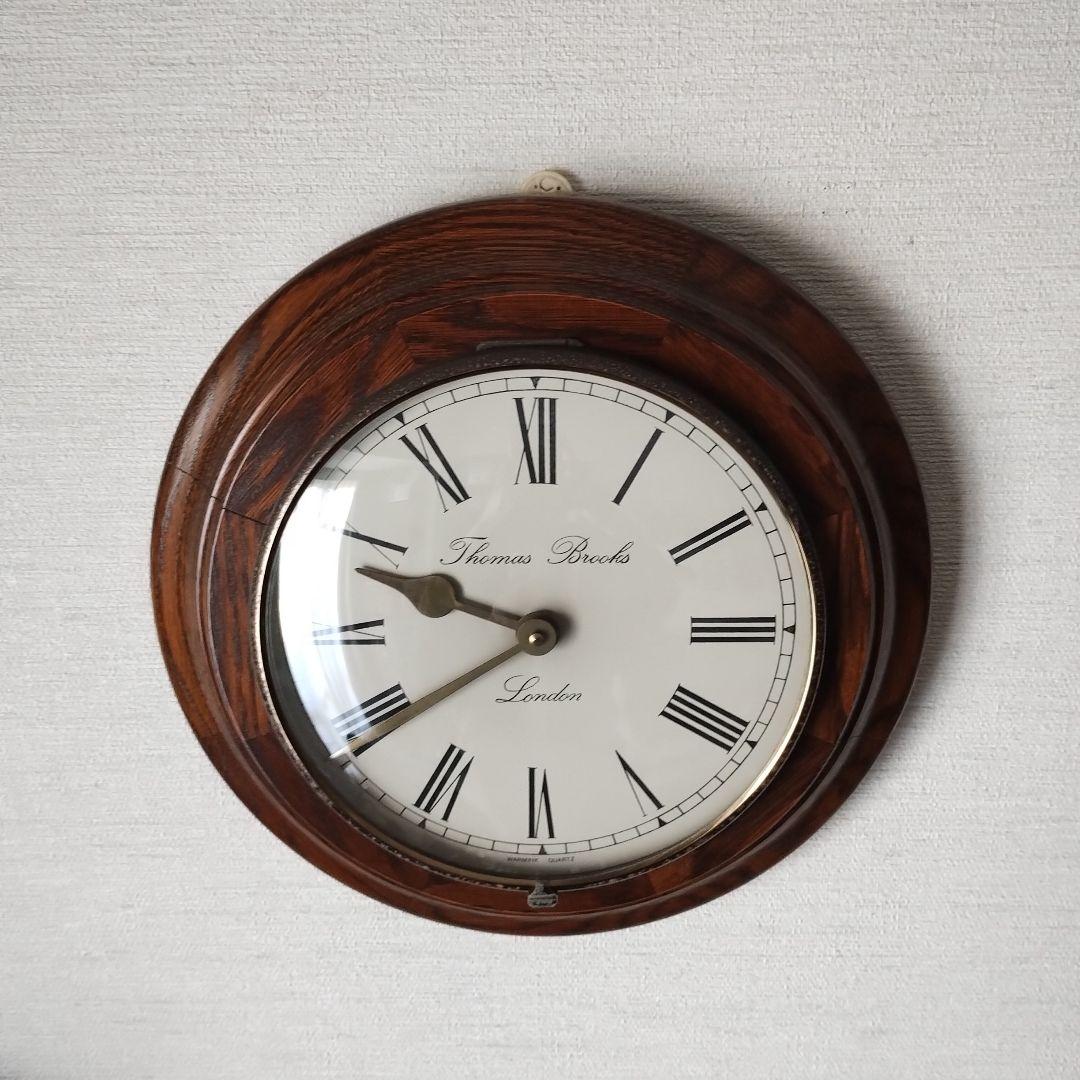 星*様 THOMAS BROOKS　LONDON　掛時計　クォーツムーブメント