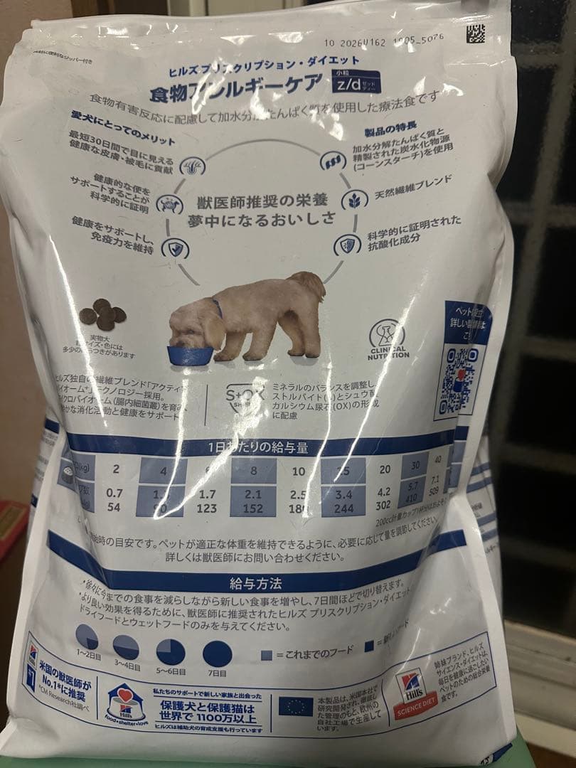 Hill's PRESCRIPTIONDIET食物アレルギーケア z/d 3kg - メルカリ