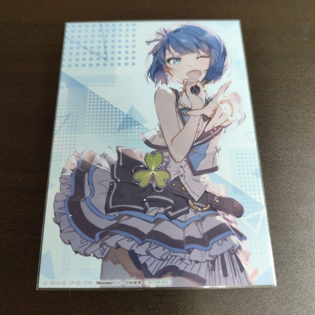 桐谷遥　セカイアルバム　缶バッジ&ブロマイド