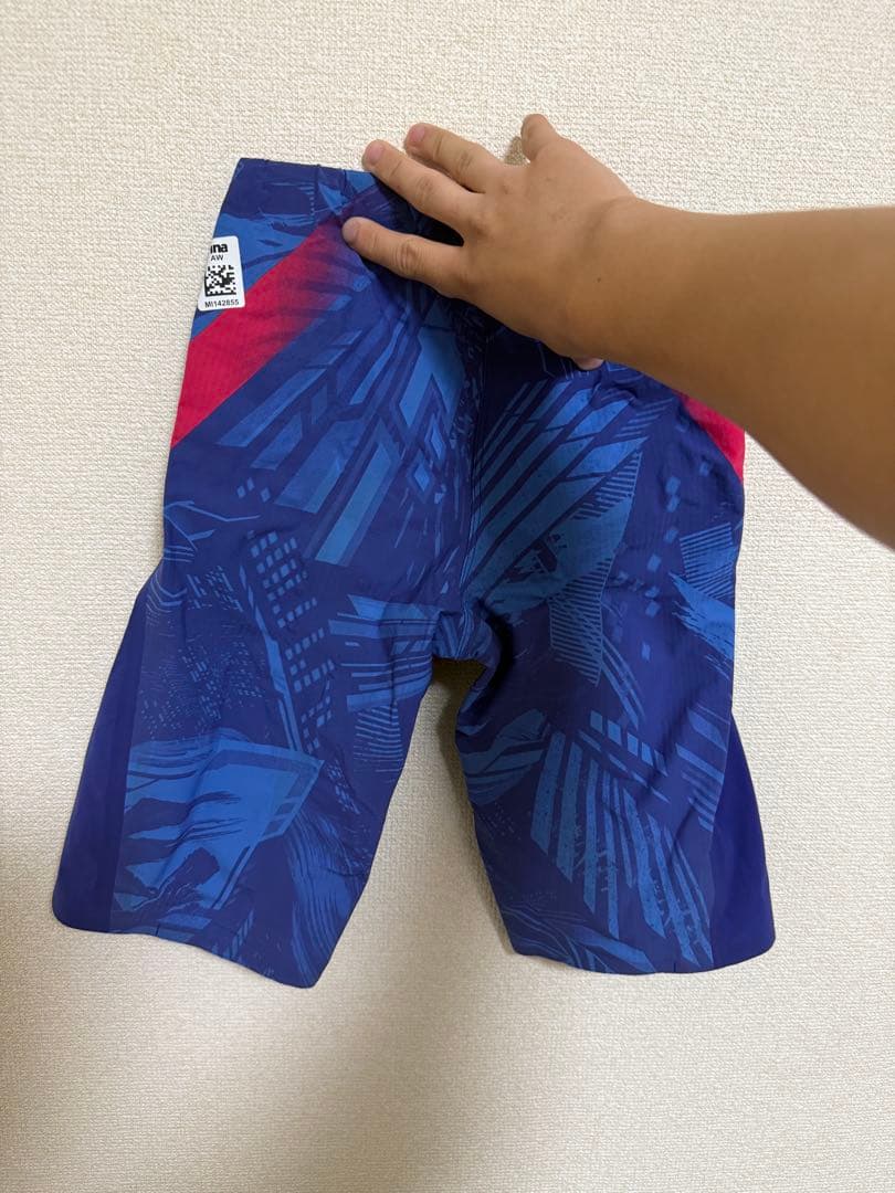 2回使用 Mizuno GX-SONIC5 ST 競泳水着 FINA認証 青 2回使用 Mizuno