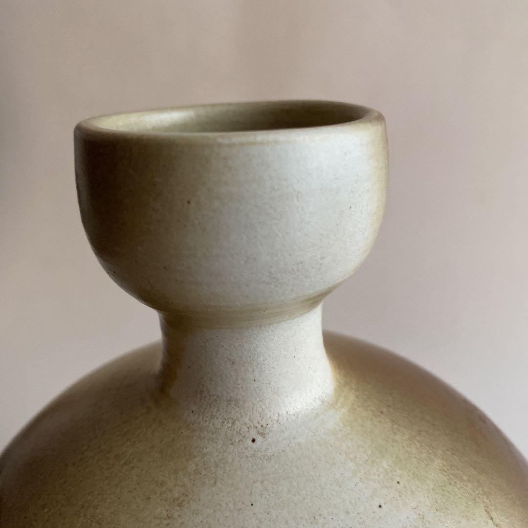 花瓶 陶器 一位窯 田中一晃作 美品 新品未使用