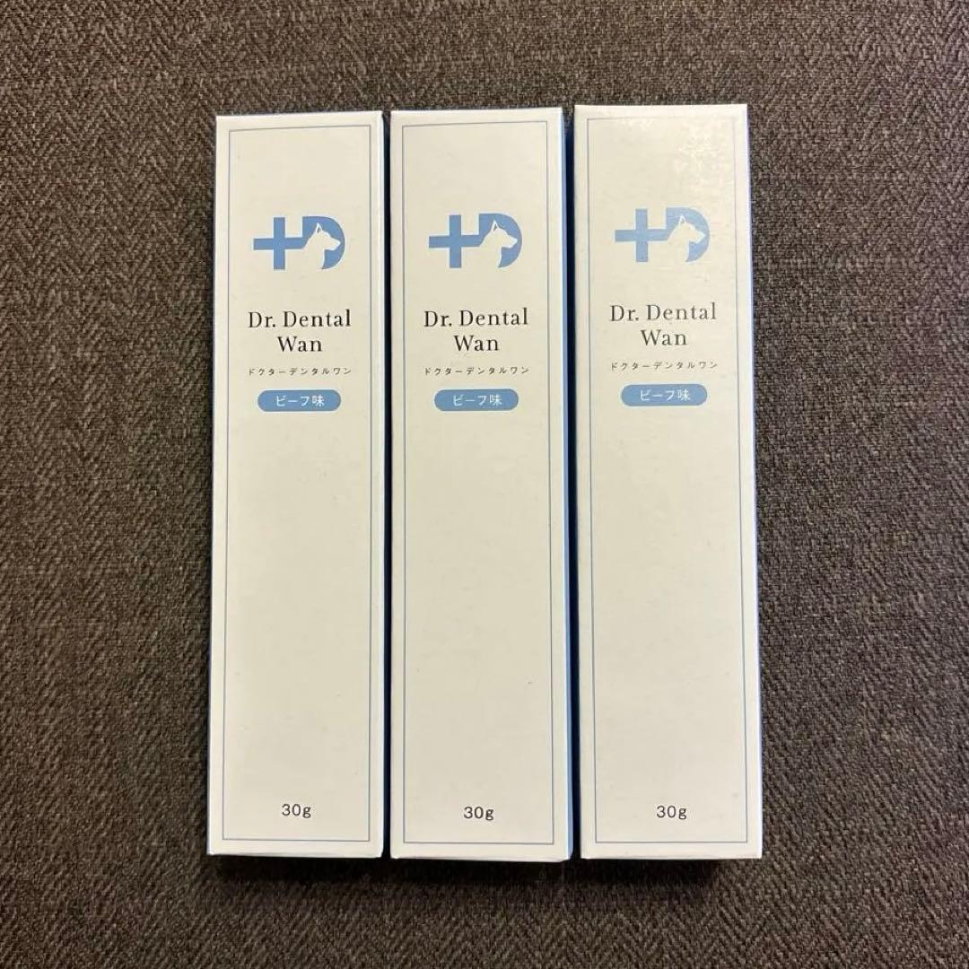 ドクターデンタルワン5箱犬用口腔ジェル30gビーフ味