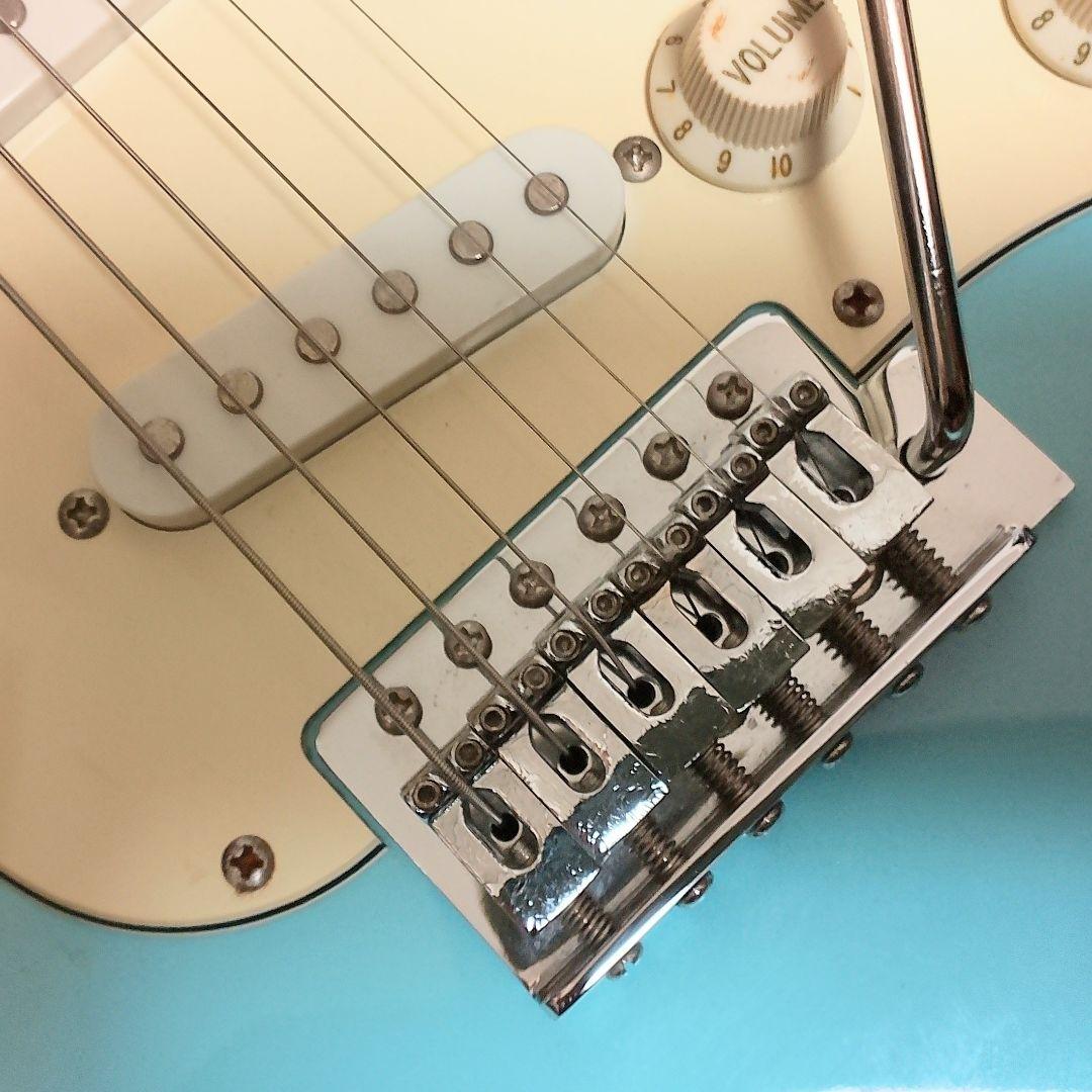 BUSKER'S ストラトキャスタータイプ エレキギター ソニックブルー