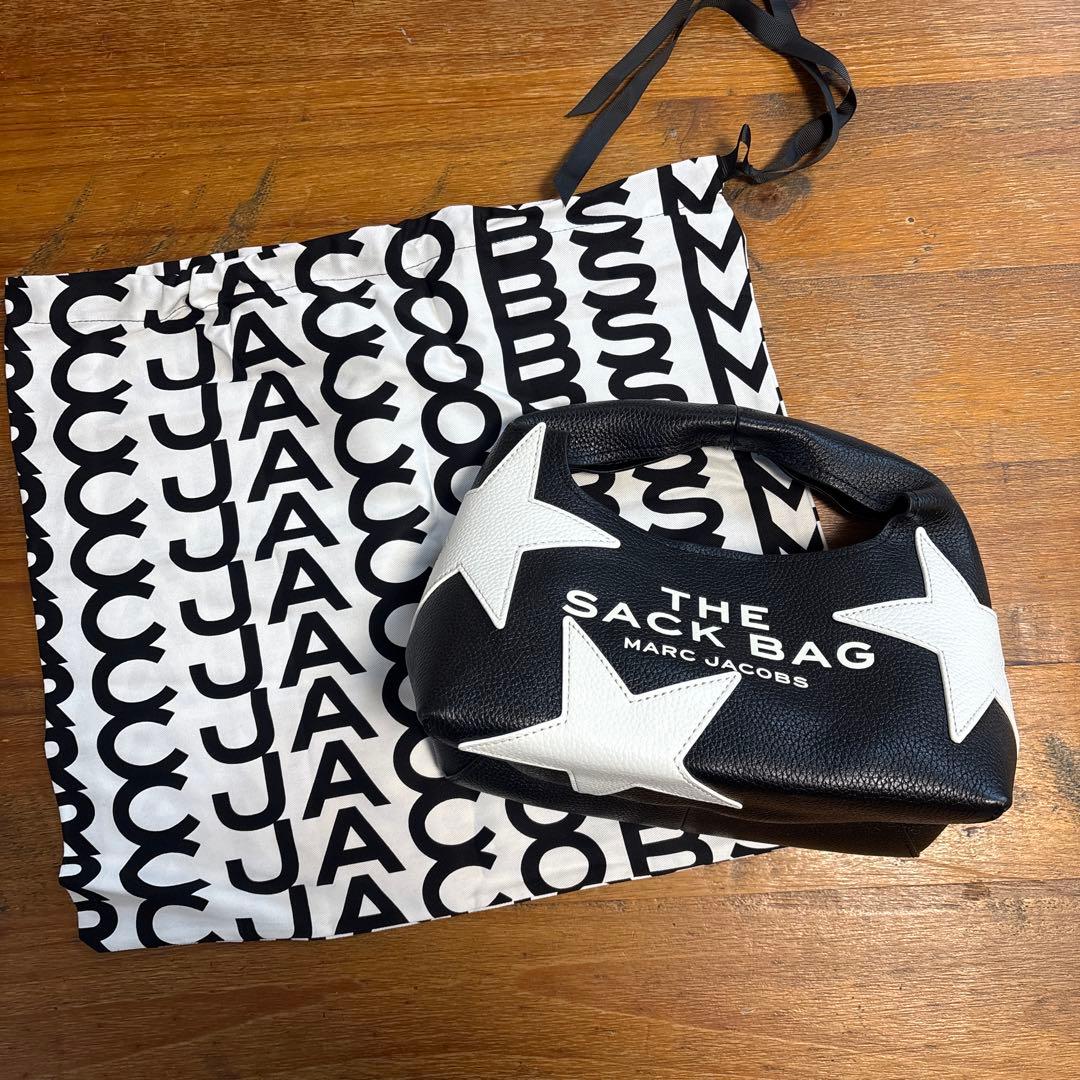 【新品】マークジェイコブス　スター パッチワーク ハンドバッグ　星柄　ポーチ付き