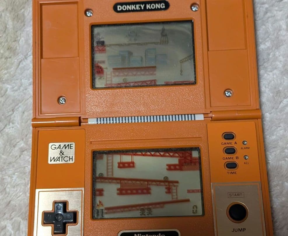 【動作確認済】任天堂 ゲームウォッチ ドンキーコング マルチスクリーン 電池付