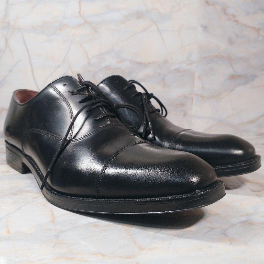 ジャンカルロモレリ 黒 ストレートチップ 内羽根 27.5