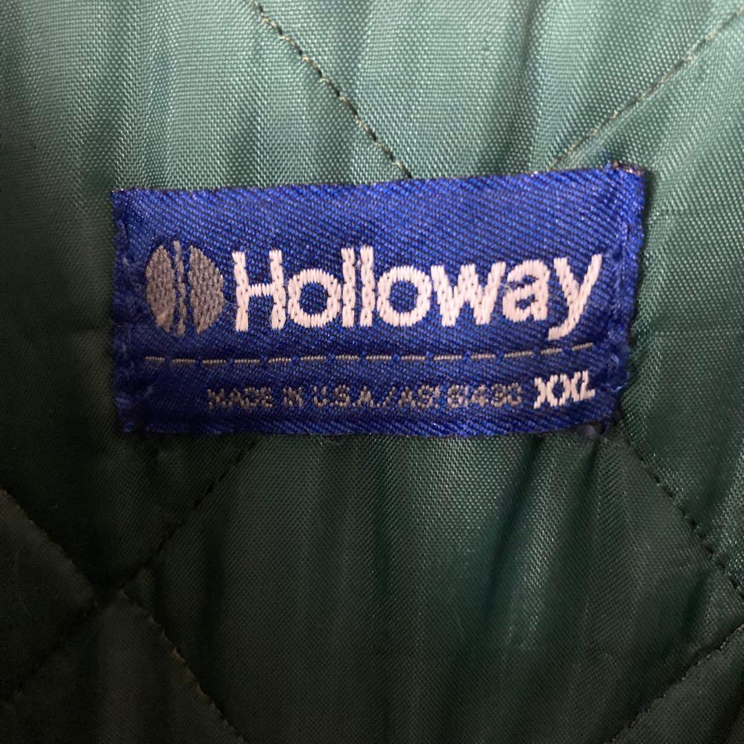 70s80s USA製アクティブ ダックジャケット 企業 グリーン アメリカ古着