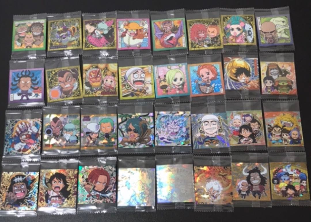 ワンピース　ウエハース　シール　大量　￼￼￼L￼og1〜7まで