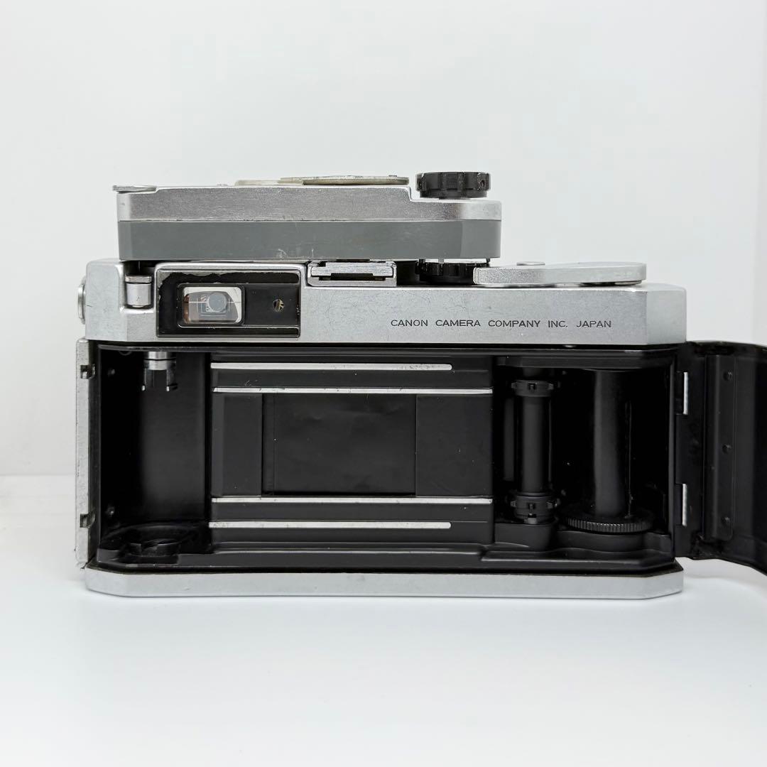 完動品】Canon P ポピュレール 露出計付き フィルムカメラ 動作確認済み