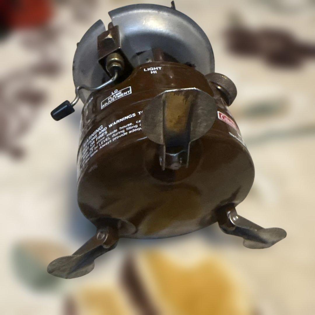 コールマン ピーク1 Peak1 モデル400 ストーブ バーナー 波型五徳 茶