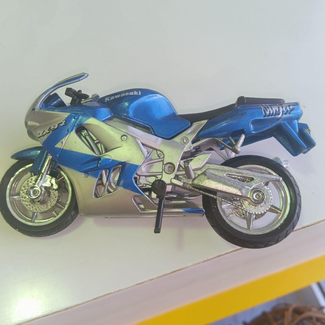 ミニ バイク カワサキ 忍者 Kawasaki ZX9-2 ブルー ツートン - メルカリ