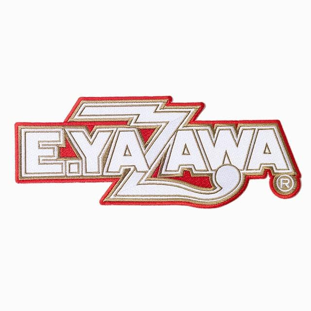 矢沢永吉 BIG刺繍ワッペンシール(ロゴ)ホワイト・(フデ)ブラック 2点セット