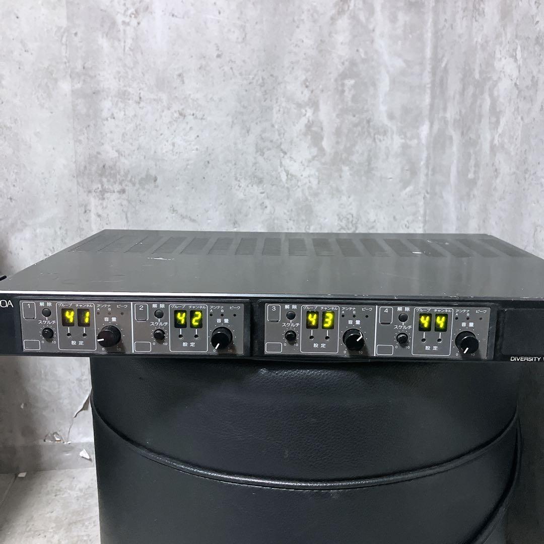 現状品】TOA ワイヤレス チューナーユニット WTU-1830 4台セット