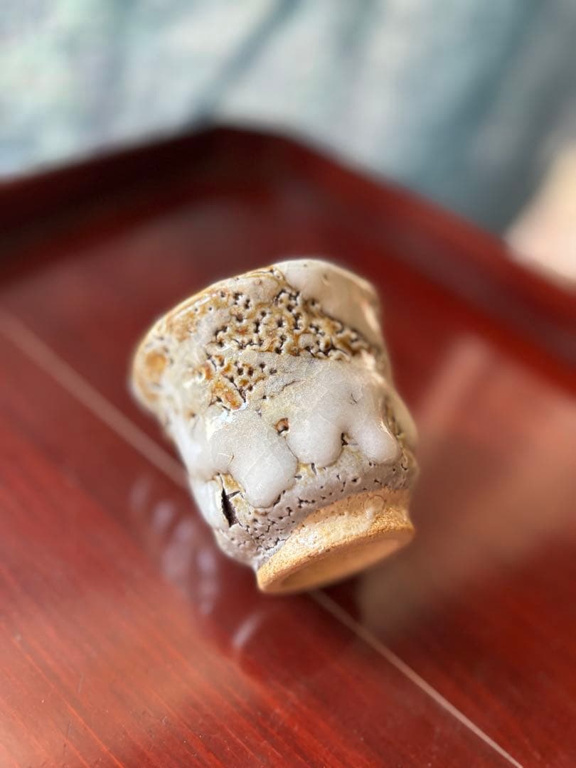 啓蔵 ぐい呑み 鹿児島 萩原 個性的 希少