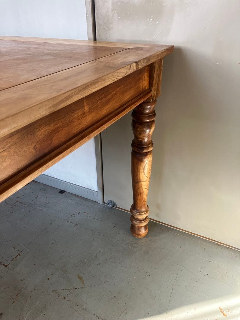 Ichino オールドチーク　ダイニングテーブル　無垢材