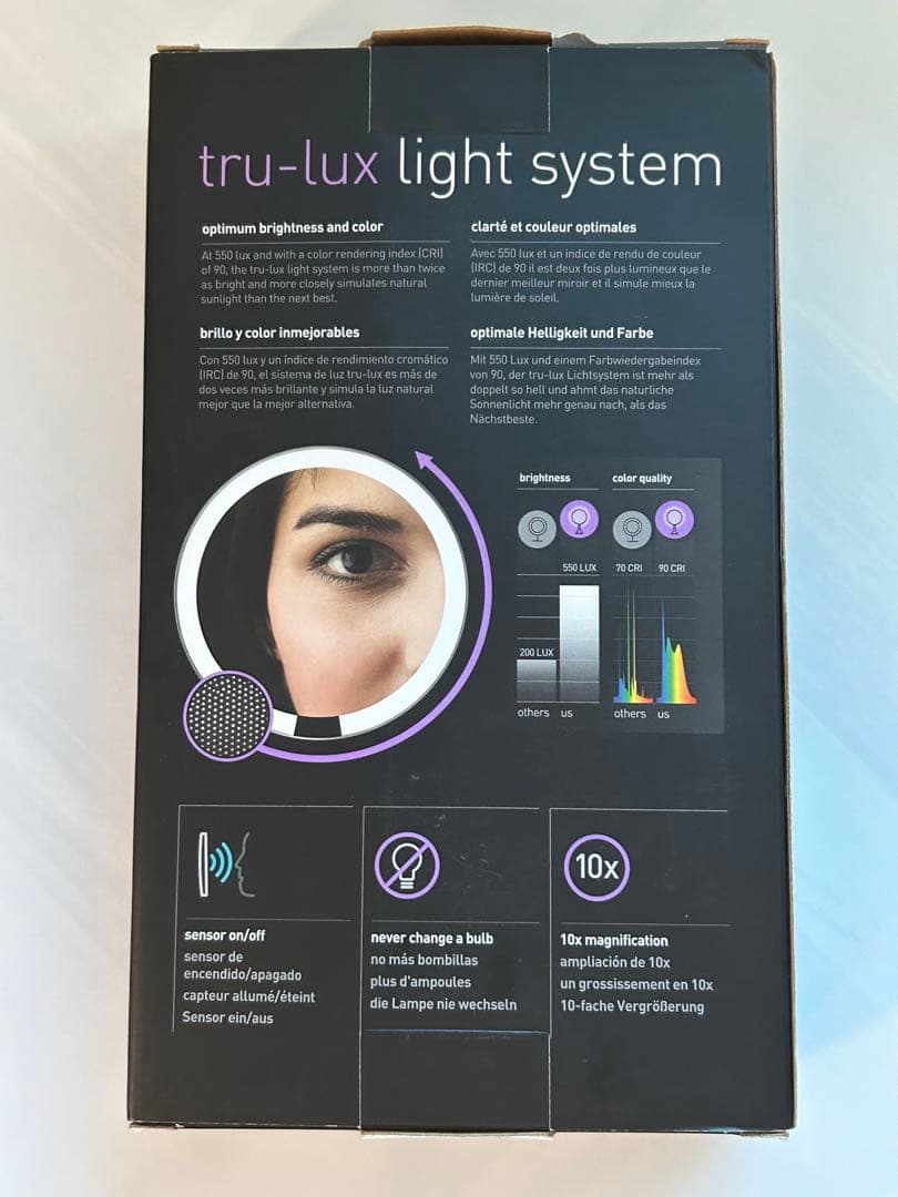 Simplehuman ミニセンサ ミラー １０倍　ST3004