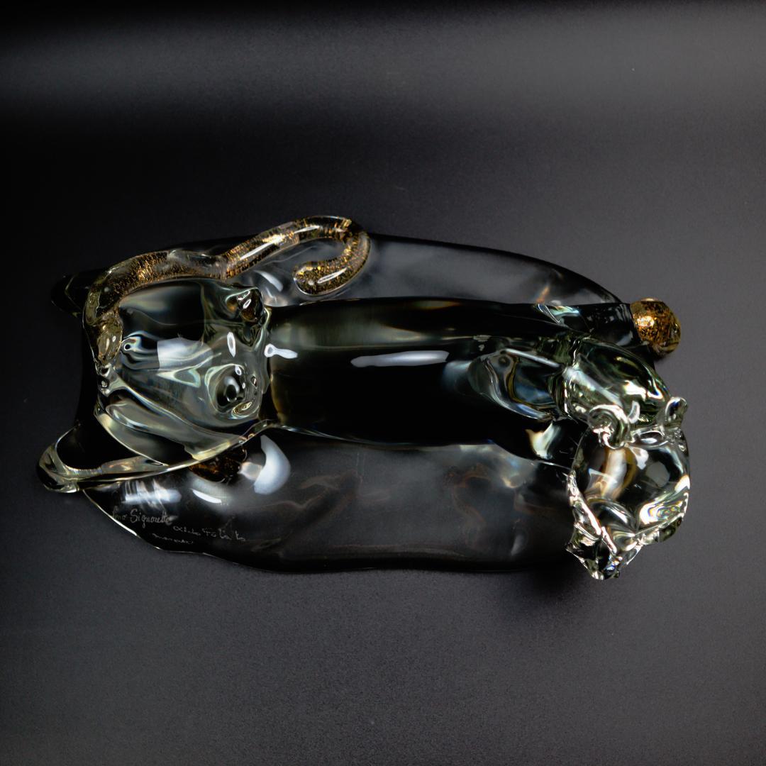 Murano Glass Pino Signoretto パンサー 4.5kg