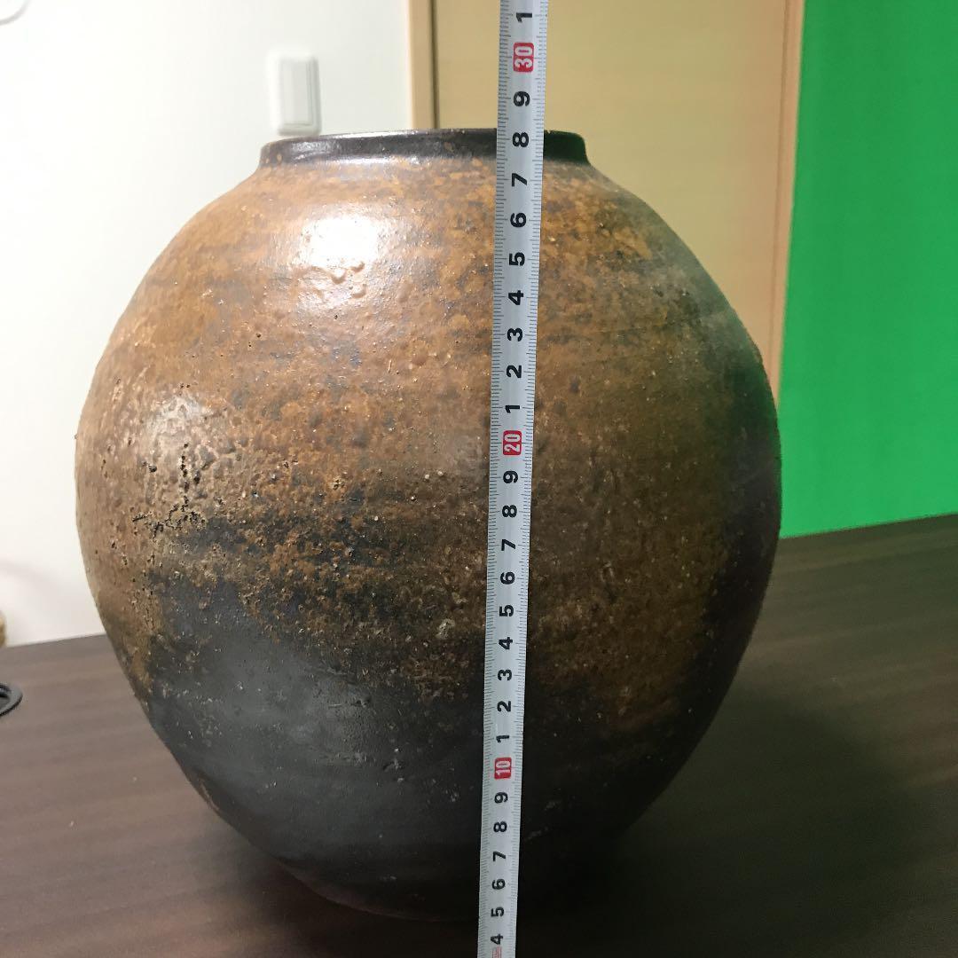 備前焼稗田茂硫壺