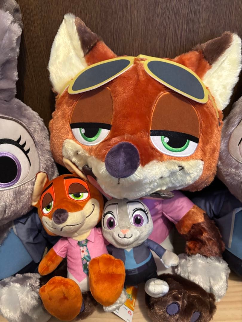 ズートピア2 スーパーラージぬいぐるみ ジュディ&ニック