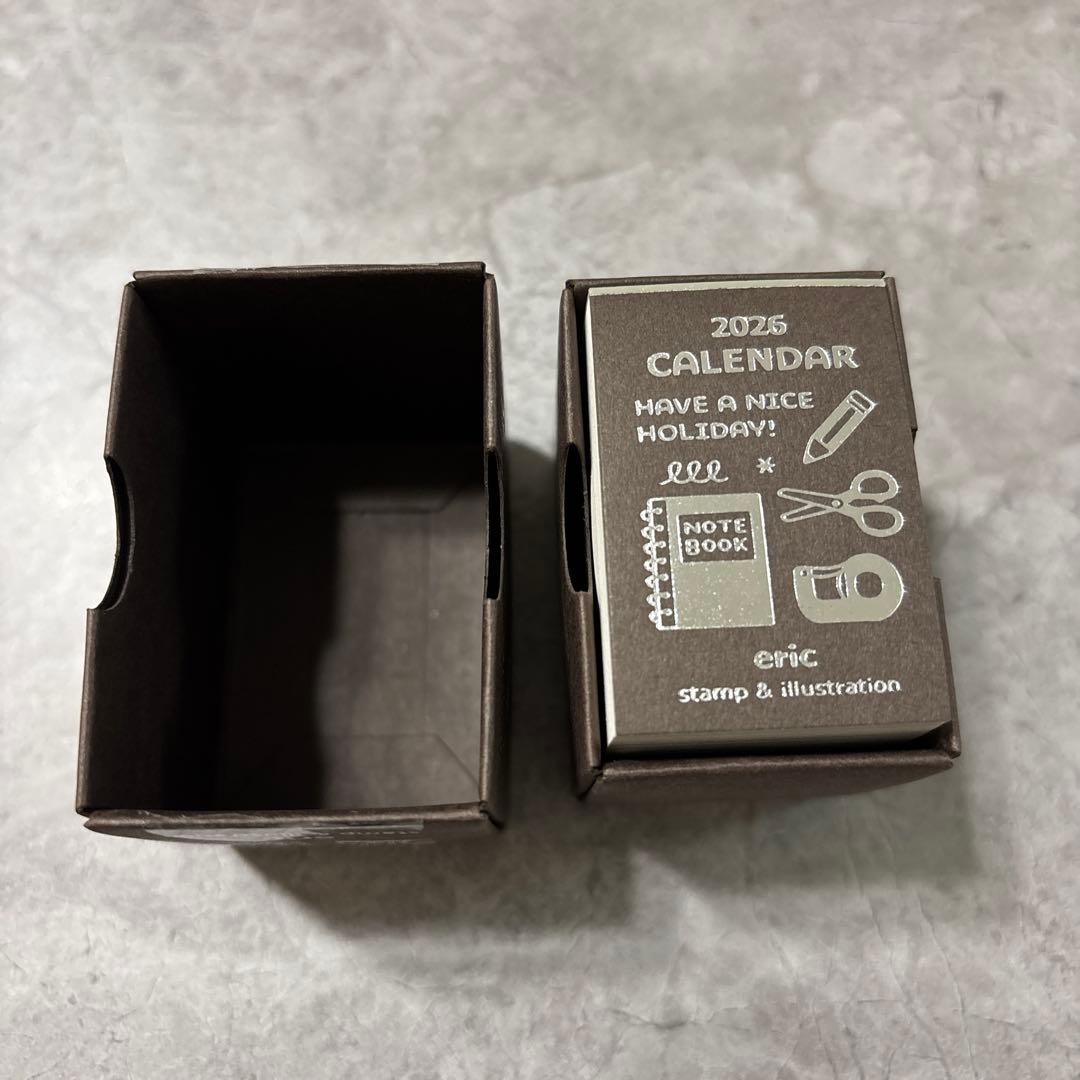 2026年1月始まりミニミニ日めくりカレンダー ericロフト限定ショコラ