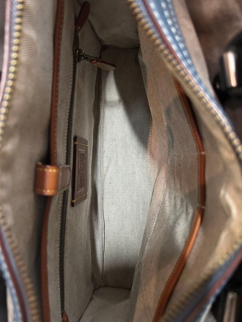 COACH コーチ ローグ ビジネスバッグ ブリーフケース グラブタン 本革