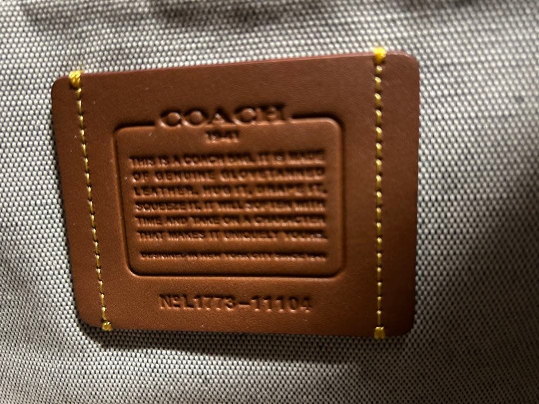 COACH コーチ ローグ ビジネスバッグ ブリーフケース グラブタン 本革