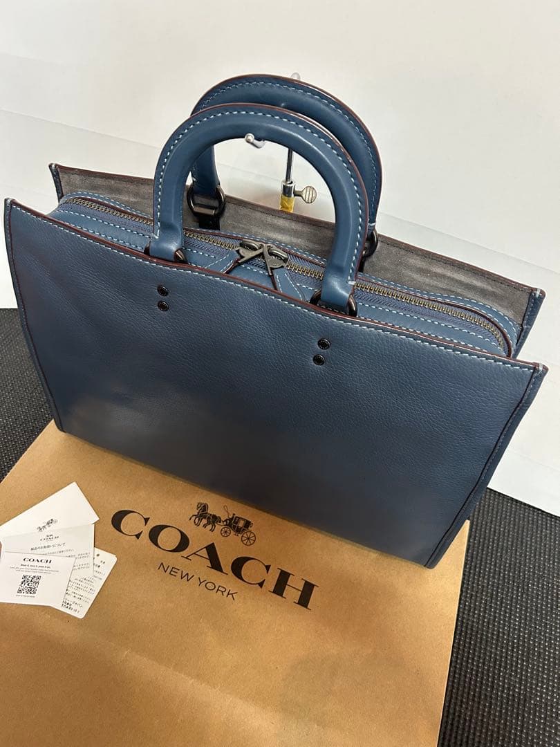 COACH コーチ ローグ ビジネスバッグ ブリーフケース グラブタン 本革