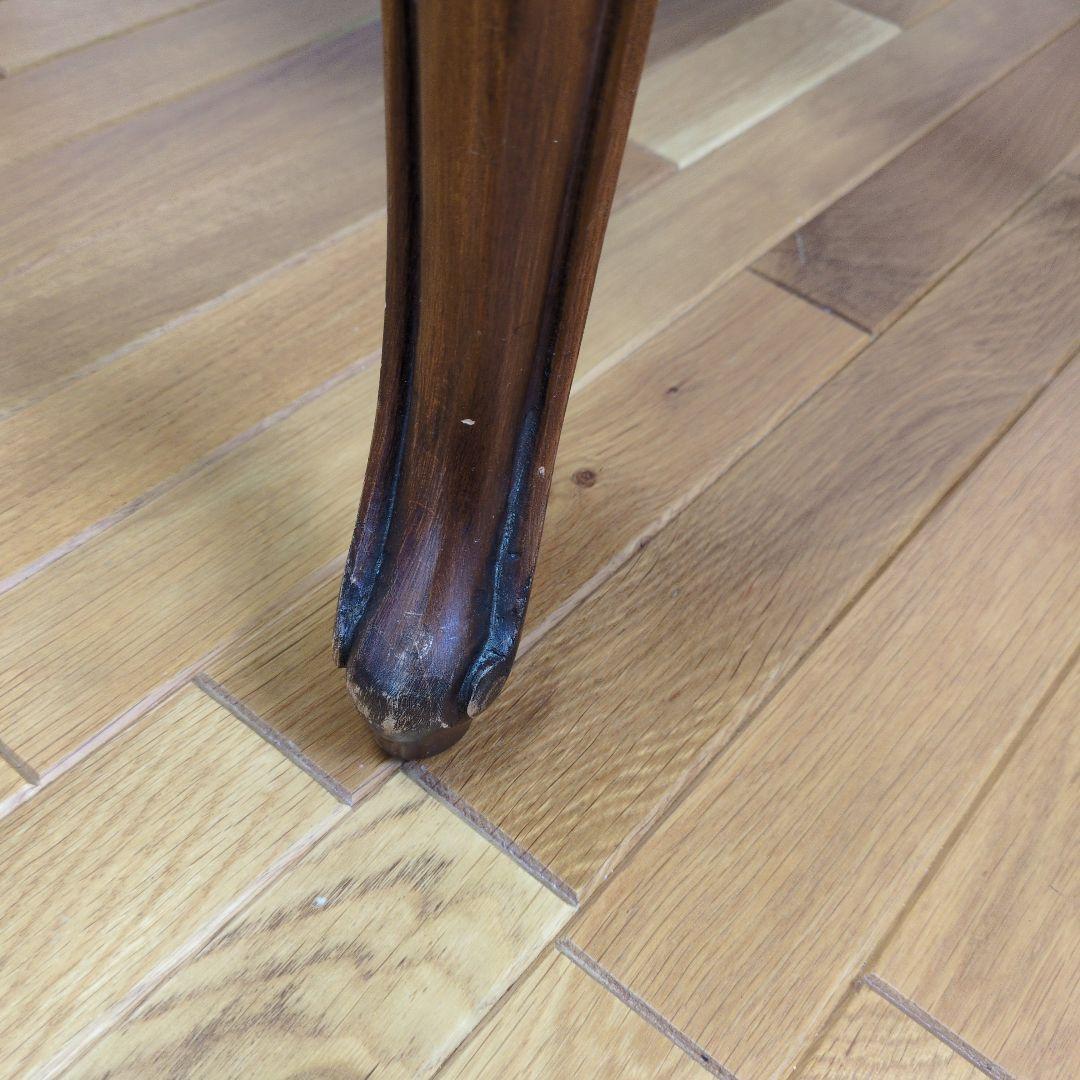 送料はこちら持ち☆】アンティーク木製クラッシックテーブル エレガント