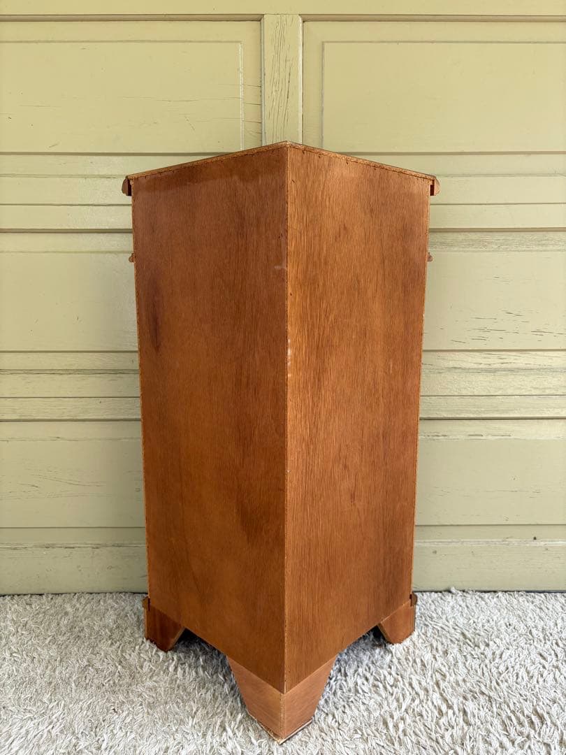 イタリア製 象嵌細工 コーナーキャビネット】アンティーク調