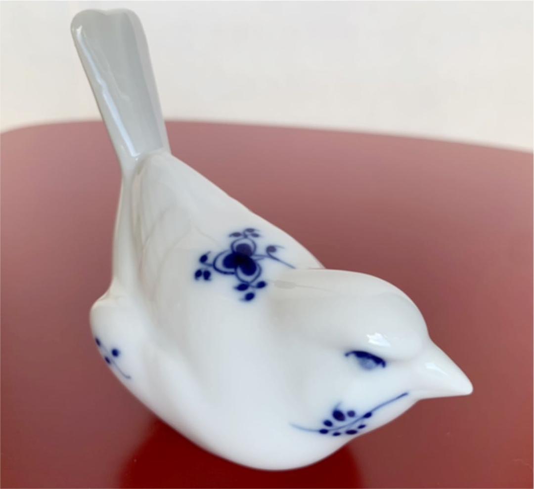 ロイヤルコペンハーゲン フィギュリン 希少ブルーフルーテッド 鳥