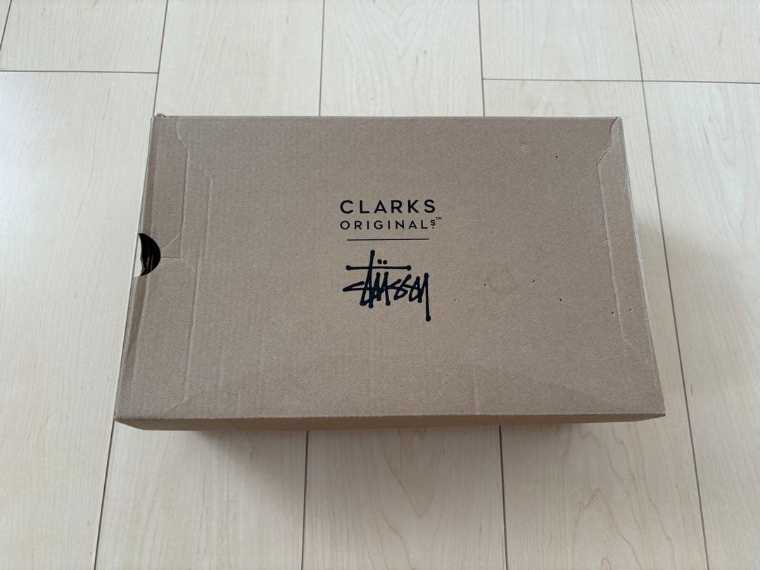 STUSSY/CLARKS ORIGINAL トランプ刺繍スエードシューズ／