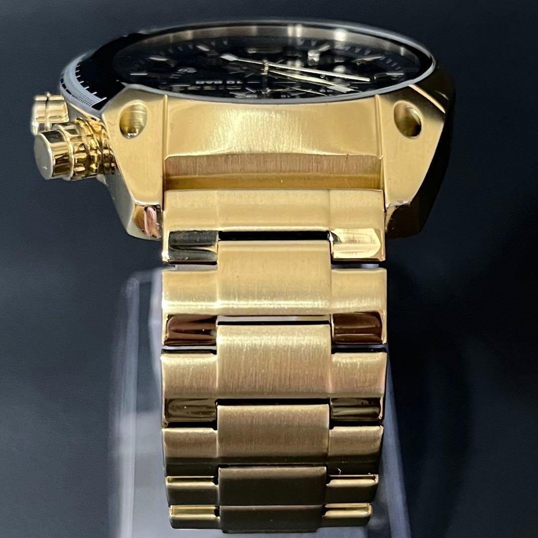 【美品/希少】DIESEL DZ4342 Overflow ゴールド　クロノ